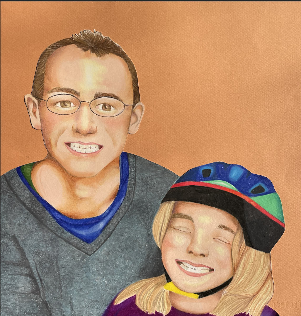 Dad and I - Student Art