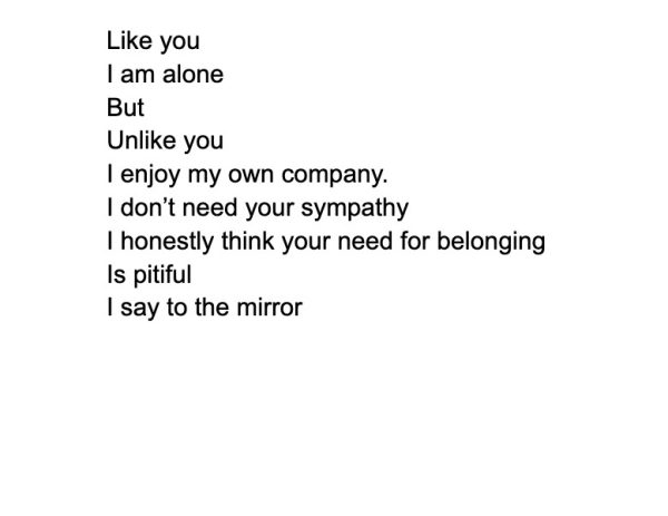 Mirror Image - Poem - Cal Hendrick